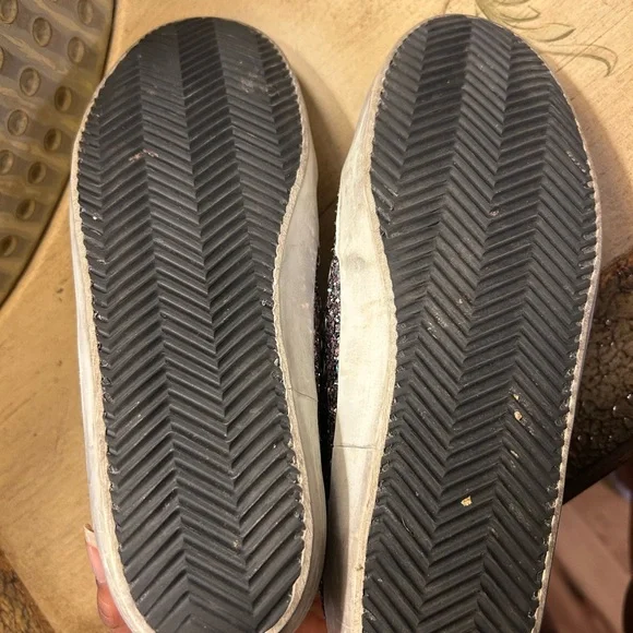 Golden Goose Multicolor Glitter Sneakers with Neon Yellow Sz 40 EUC! - Picture 12 of 15